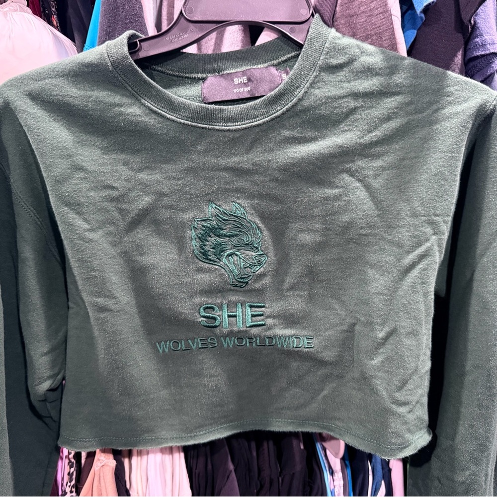 Darc Sport Forest Green SHE Crop Top